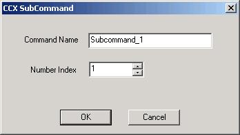 You use this dialog to add or delete subcommands for your C/C++ program: To configure the subcommands for your extension object, follow these steps as needed: 1.