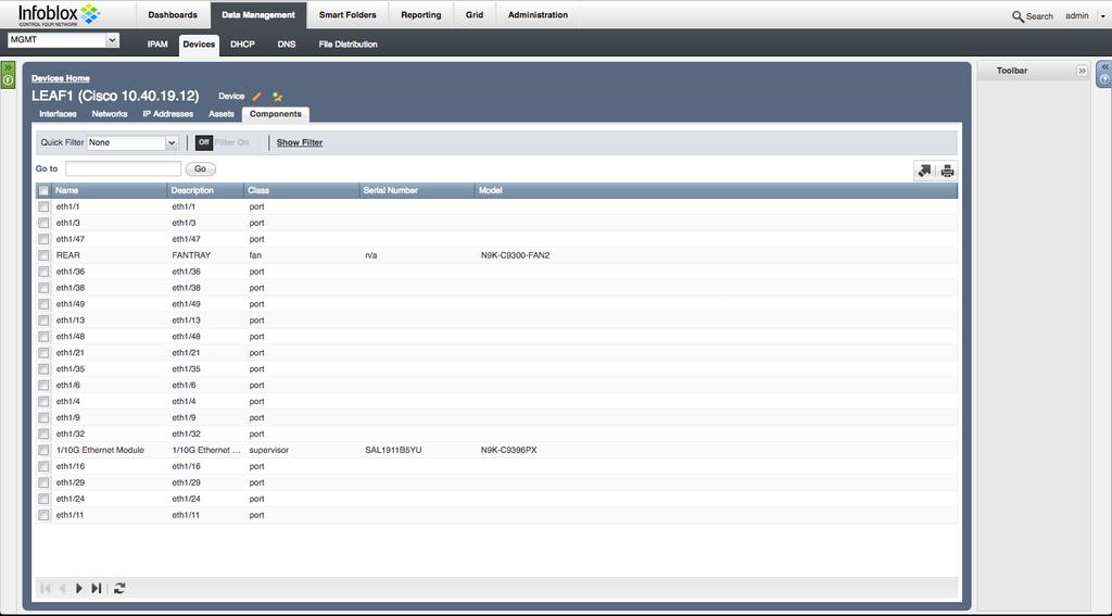 4. Navigate to Data Management IPAM to view the discovered