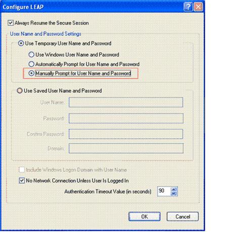 Enter the user Name and password you configured in the Windows Database.