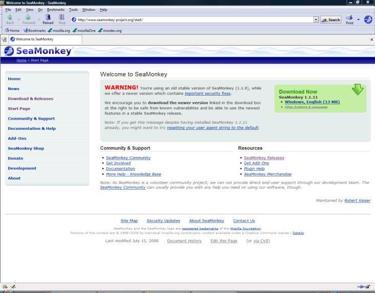 SeaMonkey Composer: Creating Web Pages v.1101 There are many ways to create and modify Web pages to be published on the Web.
