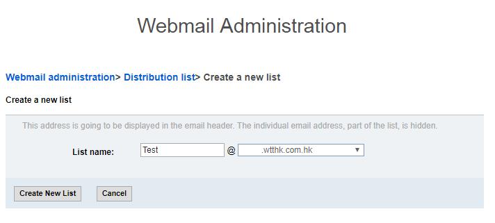 How to Create Distribution List 1. Click Details in the Admin Panel 2.