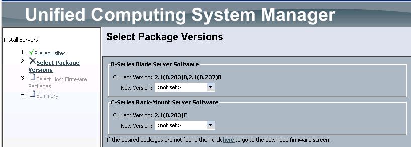 Firmware Auto Install For a New UCS System Use for brand new UCS domain pre-deployment Install all infrastructure