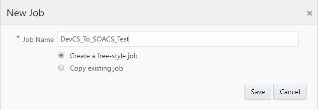 DevCS_To_SOACS_Test. 3. Click the Configure.