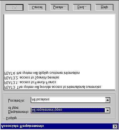 Requirements displayed on this dialog box are dynamically queried from the Rational RequisitePro project.