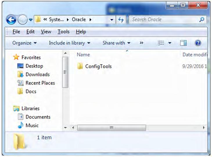 Starter Kit Installation on Windows Figure 3 1 Example of ConfigTools Folder Path 3.