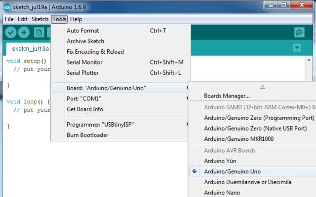Arduino IDE Usage Installing USB Serial Drivers The USB plug is how you will need to program and debug your code. We use it to both power your project and also provide the USB serial interface.