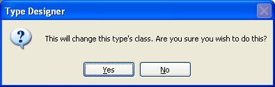 Creating the Preferred Type Tree Using the OR Function With a Lookup File 5 Change the Class to Group by selecting the Group class from the Class drop-down list. The confirmation dialog appears.