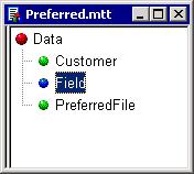 Using the OR Function With a Lookup File Creating the Preferred Type Tree To create the Field types 1 Add a new item type as a subtype of the Data root type.