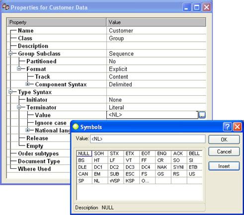 Creating the Preferred Type Tree Using the OR Function With a Lookup File To define the terminator of each record 1 Display the Customer group type properties.