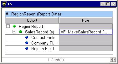 Using Cross-Referenced Data Creating the F_MakeSalesRecord Functional Map The LOOKUP function returns the first object in the series if a corresponding evaluation of the condition is TRUE.