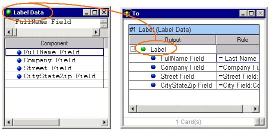 Mapping Basics Summary The Label group type defines the components of the Label record. The components of the Label group type are arranged in the order they appear in the data stream.
