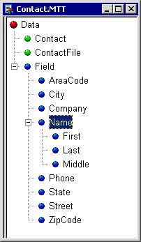 Classification Hierarchy Modifying the Contact Type Tree 4 In the type tree window, enter Middle as the name of the new type. 5 Press Enter.