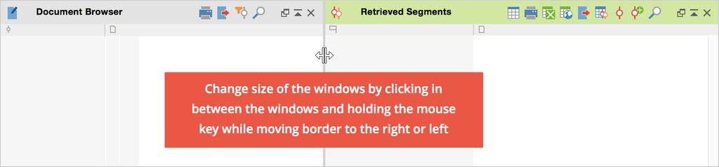 MAXQDA Screens and Menus 15 Optimize interface: Customize Window Width The optimal setup of your windows in MAXQDA depends largely on the size of your monitor and the set resolution.