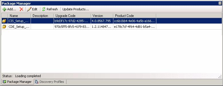 Via the File Menu. Select ' View > Packages' to open the 'Package Manager' window.