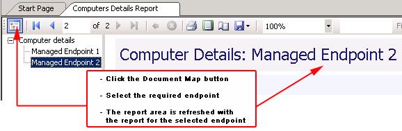- General information about target endpoint(s) such as operating environment and hardware details.