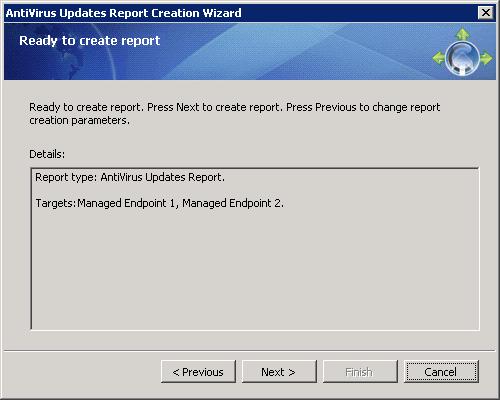 3.13.3 Antivirus Database Updates For an endpoint to communicate its update status it must: Be managed and connected.