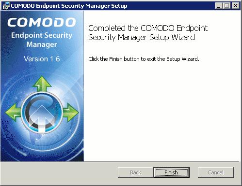2.2.2 Upgrading to Comodo Endpoint Security Manager Version 1.