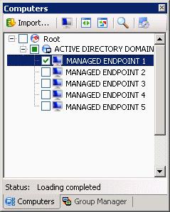 Administrators now have the following broad options: Add More Computers: Administrators can add further computers to the list by repeating the Active Directory Import Process and/or using by using