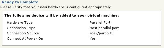 Virtual Infrastructure Web Access Administrator s Guide 9 To connect this virtual machine to the host's