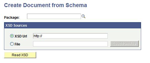Chapter 9 Creating Documents from Schema Understanding Creating Documents from Schema PeopleSoft provides a Create Document from Schema utility that enables you to create a document based on an XML