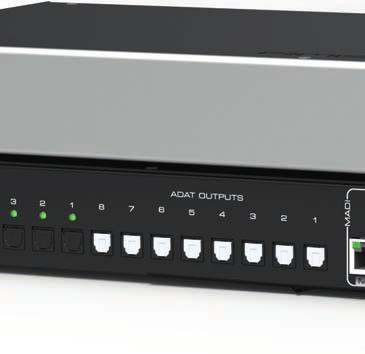 ADAT Router 64-Channel ADAT to MADI Converter and Digital Patch Bay Router ADAT Lightpipe, originally designed by Alesis, is an established standard for eight channel audio transmission over