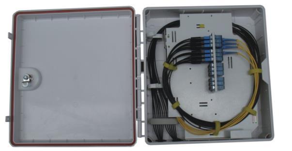 outdoor using 24 SC Simplex Ports, 2 inlet ports and 24 outlet