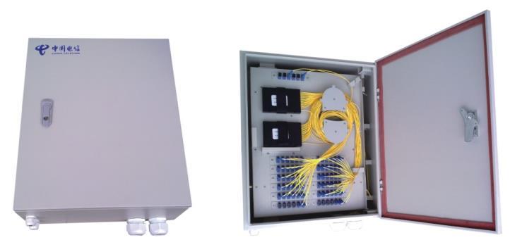 available for 1*32 or 2*32 PLC ABS box type Splitter (Metal) A type CDF-O64SCS-SM0A FTTH Splitter Distribution Box A