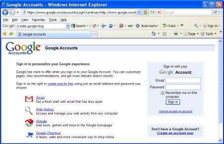 address and the password for your Google Account.