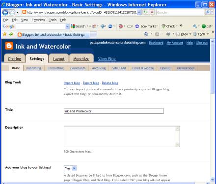 THE SETTINGS TAB Manage the Basics plus Formatting, Comments, Archiving, and other