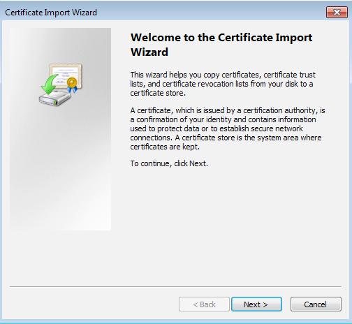 This is to ensure that the use of your Virtual Terminal is secure. Saving Certificate (PC) 1.