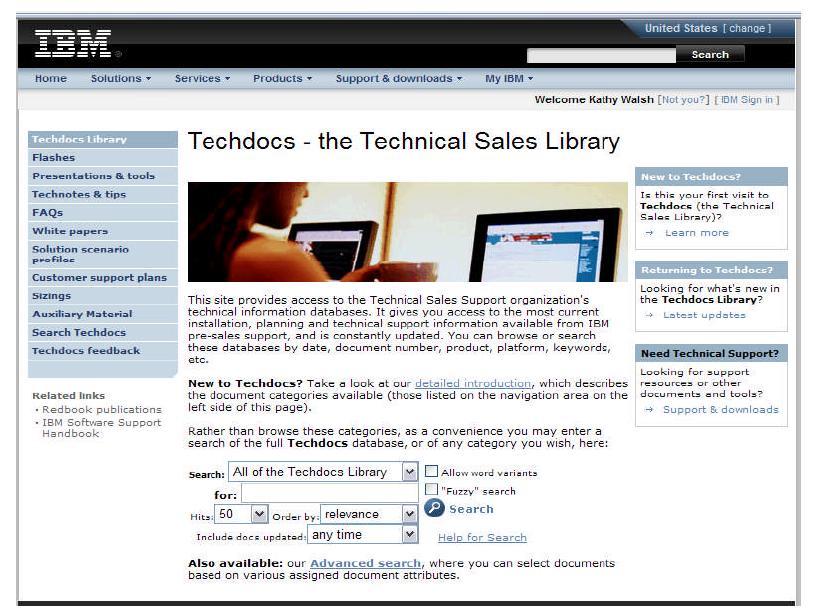 Techdocs Website! www.