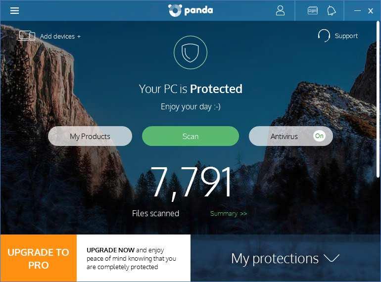 Panda Free Antivirus Which versions of Windows does it work with? Windows XP (32-bit only); Windows Vista, 7, 8, 8.1, 10 (all 32 and 64-bit). What features does the program have?