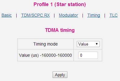 3 Synchronization Configuration Figure 11 Outroute settings The stations can work via TDMA if accurate time synchronization between all network elements is in place.