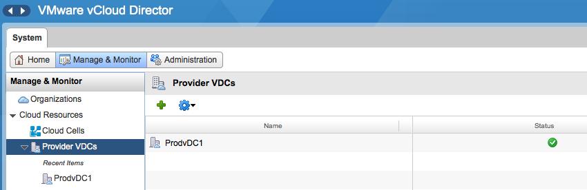 Figure 13. Adding Clusters Through vcloud Director (1 of 2) Select the provider VDC and click the Resource Pools tab. Figure 14.