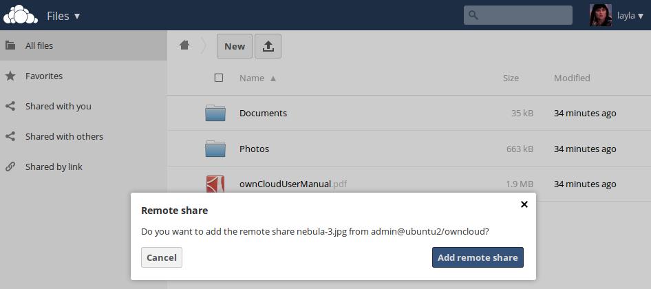 4 Configuration Tips The Sharing section on your Admin page allows you to control how your users manage federated cloud shares: Check Enforce password protection to require passwords on link shares.