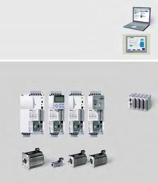 To factory control, higher-level systems - PROFIBUS-DP - INTERBUS - DeviceNet - LECOM-AB (RS485, 232, optical fibre) - LON - INTERBUS Loop Operating and
