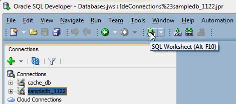 When the statement is prepared or compiled, the query optimizer generates an execution plan for the statement. To view the execution plan of a statement, create the statement in the SQL Worksheet.