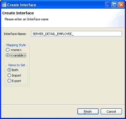 How to Create Interfaces Create an Interface Create an interface from a procedure step of a business system. Later, you can edit the interface to customize its details. Follow these steps: 1.