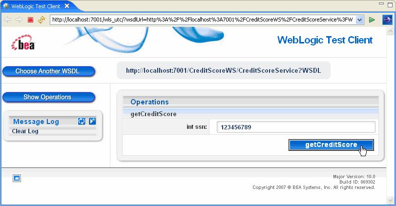 Advanced Web Services Tutorial: Step 1: Import the Tutorial Workspace A window will open displaying the Test Client, a special application that allows you to interact with your web service. 6.