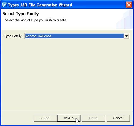 Types JAR File Generation Wizard Types JAR File Generation Wizard Use this dialog to create a JAR file containing types referenced in a WSDL file.
