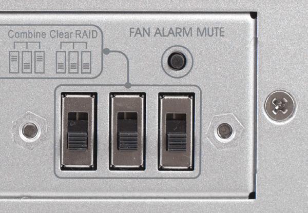 1.5.2 Fan Alarm Mute Button In the event one of the fans within the fails, an alarm will sound. The Fan Alarm Mute button located on the rear panel of the unit will mute the alarm.
