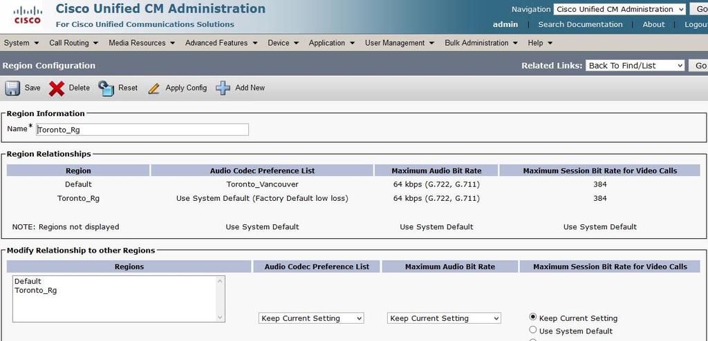 Configuring the Cisco Unified Communications Manager