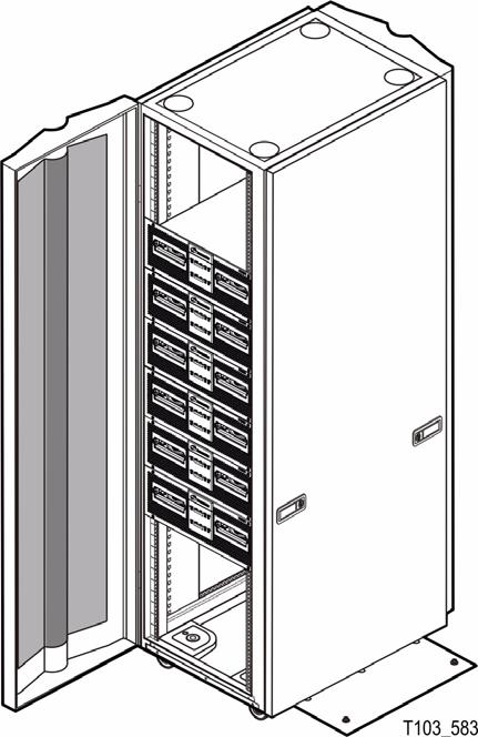 Rack Mount Configurations Rack Mount Configurations A 42U rack can hold up to 12 manual-mount drives in six dual-drive units (see FIGURE 4-2).
