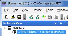 7 Check that <OMRON EtherCAT> Nx built-in