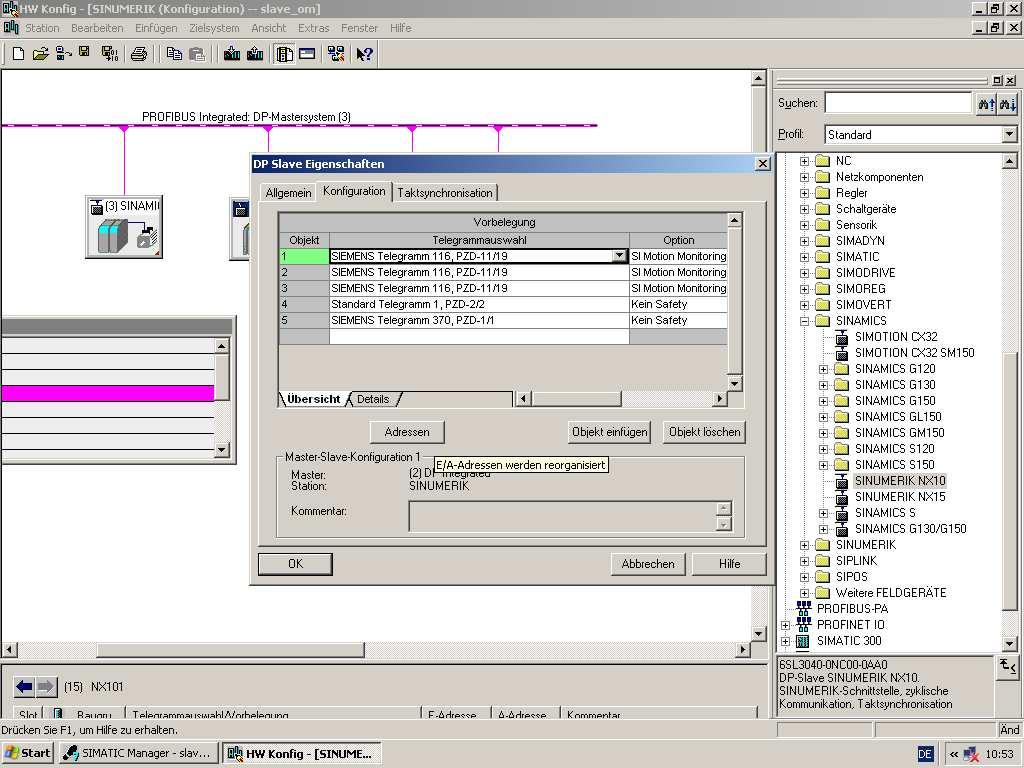 ShpTurn 1.5 SP2 Re-rganizing addresses 7. Infrmatin abut HMI Embedded: The HMI Embedded sftware V07.50.xx is started autmatically as a cmpnent f the NCU sftware 1.5 in the pwer-up f the NCU7x0.