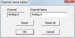 3.8.2. Changing the Channel Name 1 Select the channel to change and click the [Channel] button. 2 Enter the desired name in Channel Name and click the [OK] button.