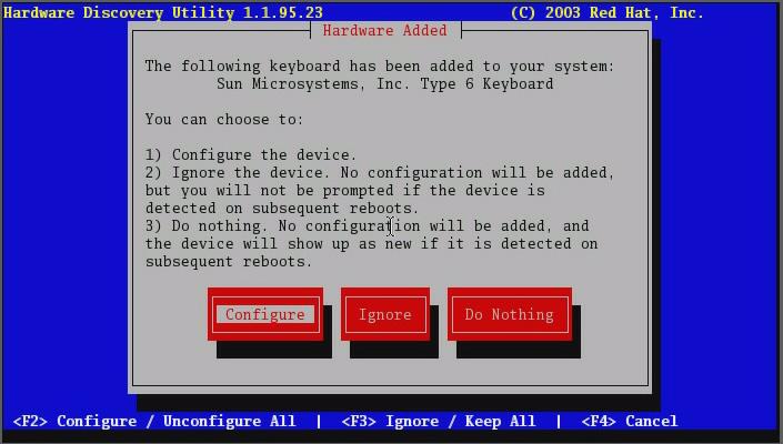 FIGURE 5-1 shows an example of a this screen for a keyboard. FIGURE 5-1 Keyboard Screen Note This problem is fixed in SIA 2.2.15.0, which is included in SW3.0. None needed.