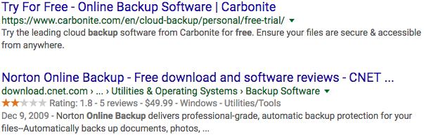 (a) online backup free download. (b) strongvault online backup free download. (c) norton online backup free download. Fig.