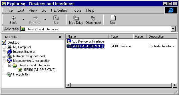 3 Controlling GPIB Instruments Using Vendor Tools to Identify and Test Your Resources The supported GPIB vendors provide tools that allow you to identify, configure, and test the GPIB resources in