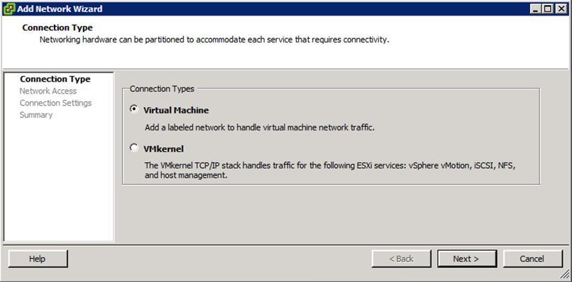 Click on the Add Networking link to add a vnic0 interface. c.